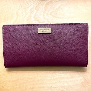 Burgundy Kate Spade Wallet